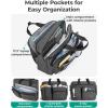 image:imageBAGSMART 3 In 1 Laptop Bag for Men Computer Briefcase 173 Inch Laptop WaterRepellent Shoulder Bag Computer Bag Business Travel Office BlackBlack