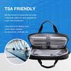 image:imageBAGSMART Laptop Bag 156 Inch Computer Bag Laptop Briefcase RFID Blocking Messenger Shoulder Bag Laptop Case for Men Business School Travel BlackBlacklarge