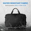 image:imageBAGSMART Laptop Bag 156 Inch Computer Bag Laptop Briefcase RFID Blocking Messenger Shoulder Bag Laptop Case for Men Business School Travel BlackBlacklarge