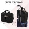image:imageBAGSMART Laptop Bag 156173 Inch Briefcase for Women Large Laptop Case Computer Bag Office Travel Business BlackBlack