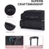 image:imageBAGSMART Rolling Laptop Bag Women Rolling Briefcase for Women 173 Inch Laptop Bag with Wheels Computer Bag Laptop Case for Work Travel BusinessBlack