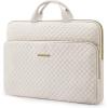 image:imageBAGSMART 13Inch Laptop Sleeve Black PolyesterBeige