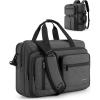 image:imageBAGSMART 3 In 1 Laptop Bag for Men Computer Briefcase 173 Inch Laptop WaterRepellent Shoulder Bag Computer Bag Business Travel Office BlackBlack
