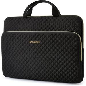 image:imageBAGSMART 13Inch Laptop Sleeve Black PolyesterBlack
