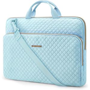 image:imageBAGSMART 13Inch Laptop Sleeve Black PolyesterBlueShoulder Strap