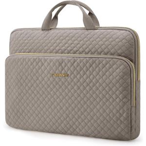image:imageBAGSMART 13Inch Laptop Sleeve Black PolyesterBrown