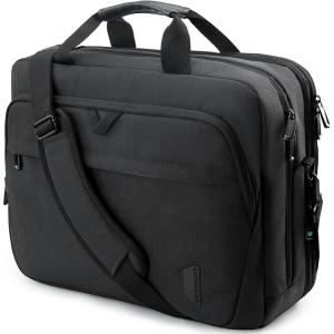 image:imageBAGSMART 173 Inch Laptop Bag Expandable Computer Bag Laptop Briefcase Men WomenLaptop Shoulder BagWork Bag Business Travel Office BlackBlack173 Inch