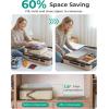 image:imageBAGSMART 6 Set 4 Set2 Set Compression Packing Cubes for Travel Lightweight Luggage Organizer Bags Durable Space Saver Bags Travel EssentialsAntique White