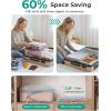 image:imageBAGSMART 6 Set 4 Set2 Set Compression Packing Cubes for Travel Lightweight Luggage Organizer Bags Durable Space Saver Bags Travel EssentialsBaby Pink