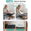 image:imageBAGSMART 6 Set 4 Set2 Set Compression Packing Cubes for Travel Lightweight Luggage Organizer Bags Durable Space Saver Bags Travel EssentialsBlack