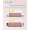 image:imageBAGSMART 6 Set 4 Set2 Set Compression Packing Cubes for Travel Lightweight Luggage Organizer Bags Durable Space Saver Bags Travel EssentialsBrier Rose4 PCS