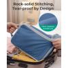 image:imageBAGSMART 6 Set 4 Set2 Set Compression Packing Cubes for Travel Lightweight Luggage Organizer Bags Durable Space Saver Bags Travel EssentialsDja Vu Blue