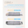 image:imageBAGSMART 6 Set 4 Set2 Set Compression Packing Cubes for Travel Lightweight Luggage Organizer Bags Durable Space Saver Bags Travel EssentialsGrey