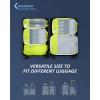 image:imageBAGSMART 6 Set 4 Set2 Set Compression Packing Cubes for Travel Lightweight Luggage Organizer Bags Durable Space Saver Bags Travel EssentialsHighlight Yellow