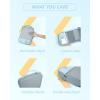 image:imageBAGSMART 6 Set 4 Set2 Set Compression Packing Cubes for Travel Lightweight Luggage Organizer Bags Durable Space Saver Bags Travel EssentialsLight Blue
