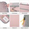 image:imageBAGSMART 6 Set 4 Set2 Set Compression Packing Cubes for Travel Lightweight Luggage Organizer Bags Durable Space Saver Bags Travel EssentialsLight Pink