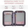 image:imageBAGSMART 6 Set 4 Set2 Set Compression Packing Cubes for Travel Lightweight Luggage Organizer Bags Durable Space Saver Bags Travel EssentialsLight Pink