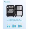 image:imageBAGSMART 6 Set 4 Set2 Set Compression Packing Cubes for Travel Lightweight Luggage Organizer Bags Durable Space Saver Bags Travel EssentialsMixStormbreak