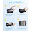 image:imageBAGSMART 6 Set 4 Set2 Set Compression Packing Cubes for Travel Lightweight Luggage Organizer Bags Durable Space Saver Bags Travel EssentialsMixStormbreak