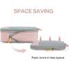image:imageBAGSMART 6 Set 4 Set2 Set Compression Packing Cubes for Travel Lightweight Luggage Organizer Bags Durable Space Saver Bags Travel EssentialsPink