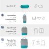 image:imageBAGSMART 6 Set 4 Set2 Set Compression Packing Cubes for Travel Lightweight Luggage Organizer Bags Durable Space Saver Bags Travel EssentialsProcess Cyan