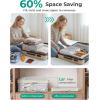 image:imageBAGSMART 6 Set 4 Set2 Set Compression Packing Cubes for Travel Lightweight Luggage Organizer Bags Durable Space Saver Bags Travel EssentialsSeaside Dots