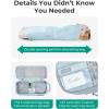 image:imageBAGSMART 6 Set 4 Set2 Set Compression Packing Cubes for Travel Lightweight Luggage Organizer Bags Durable Space Saver Bags Travel EssentialsStarlight Bluen