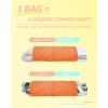 image:imageBAGSMART 6 Set 4 Set2 Set Compression Packing Cubes for Travel Lightweight Luggage Organizer Bags Durable Space Saver Bags Travel EssentialsSunset Orange