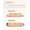 image:imageBAGSMART 6 Set 4 Set2 Set Compression Packing Cubes for Travel Lightweight Luggage Organizer Bags Durable Space Saver Bags Travel EssentialsTiedyed Fallen Leaves