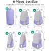 image:imageBAGSMART 6 Set 4 Set2 Set Compression Packing Cubes for Travel Lightweight Luggage Organizer Bags Durable Space Saver Bags Travel EssentialsVery Peri