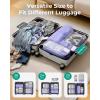 image:imageBAGSMART 6 Set 4 Set2 Set Compression Packing Cubes for Travel Lightweight Luggage Organizer Bags Durable Space Saver Bags Travel EssentialsVery Peri