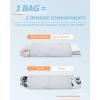 image:imageBAGSMART 6 Set 4 Set2 Set Compression Packing Cubes for Travel Lightweight Luggage Organizer Bags Durable Space Saver Bags Travel EssentialsWhite  Blue