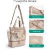 image:imageBAGSMART Beach Bag for Women Mesh Tote Bags with Zipper Sandproof Vacation Essentials with Cooler for Swim Cruise PoolNavy