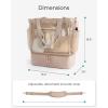 image:imageBAGSMART Beach Bag for Women Mesh Tote Bags with Zipper Sandproof Vacation Essentials with Cooler for Swim Cruise PoolRainbow