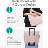 image:imageBAGSMART Crush Tote Bag for Women 20L Puffer Work Tote with Zipper Travel Essentials Quilted Nurse Hospital BagApink
