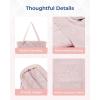 image:imageBAGSMART Crush Tote Bag for Women 20L Puffer Work Tote with Zipper Travel Essentials Quilted Nurse Hospital BagApink