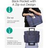 image:imageBAGSMART Crush Tote Bag for Women 20L Puffer Work Tote with Zipper Travel Essentials Quilted Nurse Hospital BagDark Blue