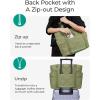 image:imageBAGSMART Crush Tote Bag for Women 20L Puffer Work Tote with Zipper Travel Essentials Quilted Nurse Hospital BagGreen