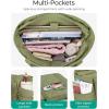 image:imageBAGSMART Crush Tote Bag for Women 20L Puffer Work Tote with Zipper Travel Essentials Quilted Nurse Hospital BagGreen