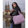 image:imageBAGSMART Crush Tote Bag for Women 20L Puffer Work Tote with Zipper Travel Essentials Quilted Nurse Hospital BagLavender