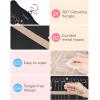 image:imageBAGSMART Hanging Jewelry Organizer Necklace Holder Antitangle Earrings Rings Hanger with 20 Jewelry Bags Travel Storage Roll with Pockets Hang on Closet Wall Door1 Piece Large BlackBlack