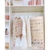 image:imageBAGSMART Hanging Jewelry Organizer Storage Roll with Hanger Metal Hooks DoubleSided Jewelry Holder for Earrings Necklaces Rings on Closet Wall Door 1 piece Medium BlackPink