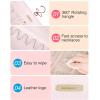 image:imageBAGSMART Hanging Jewelry Organizer Storage Roll with Hanger Metal Hooks DoubleSided Jewelry Holder for Earrings Necklaces Rings on Closet Wall Door 1 piece Medium BlackPink