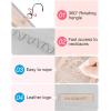 image:imageBAGSMART Hanging Jewelry Organizer Storage Roll with Hanger Metal Hooks DoubleSided Jewelry Holder for Earrings Necklaces Rings on Closet Wall Door 1 piece Medium BlackGrey