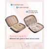 image:imageBAGSMART Large Jewelry Travel Organizer Case for Home Jewelry Organizer Storage Ring Binder Jewelry Bags Clear Jewelry Rolls Zipper Pouch Bag for Necklaces Earrings Rings Bracelets Pink02Black