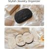 image:imageBAGSMART Travel Jewelry Case Jewelry Organizer Storage Roll Rings Necklaces Earrings Bracelets Brooches Watch Large Portable Light PinkABlack