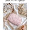 image:imageBAGSMART Travel Jewelry Case Jewelry Organizer Storage Roll Rings Necklaces Earrings Bracelets Brooches Watch Large Portable Light PinkBLight Pink