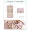 image:imageBAGSMART Travel Jewelry Case Organizer Roll Foldable Jewelry Case for JourneyRings Necklaces Earrings Bracelets Brooches Portable Travel Essentials PinkPink