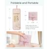 image:imageBAGSMART Travel Jewelry Case Organizer Roll Foldable Jewelry Case for JourneyRings Necklaces Earrings Bracelets Brooches Portable Travel Essentials PinkPink
