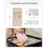 image:imageBAGSMART Travel Jewelry Organizer Case Foldable Jewelry Roll for Necklaces Earrings JourneyRings Bracelets Brooches Portable PinkAPink